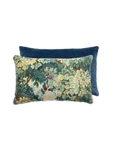 Scalamandre Marly / Como 14 X 22 - Blues / Navy Decorative Pillow