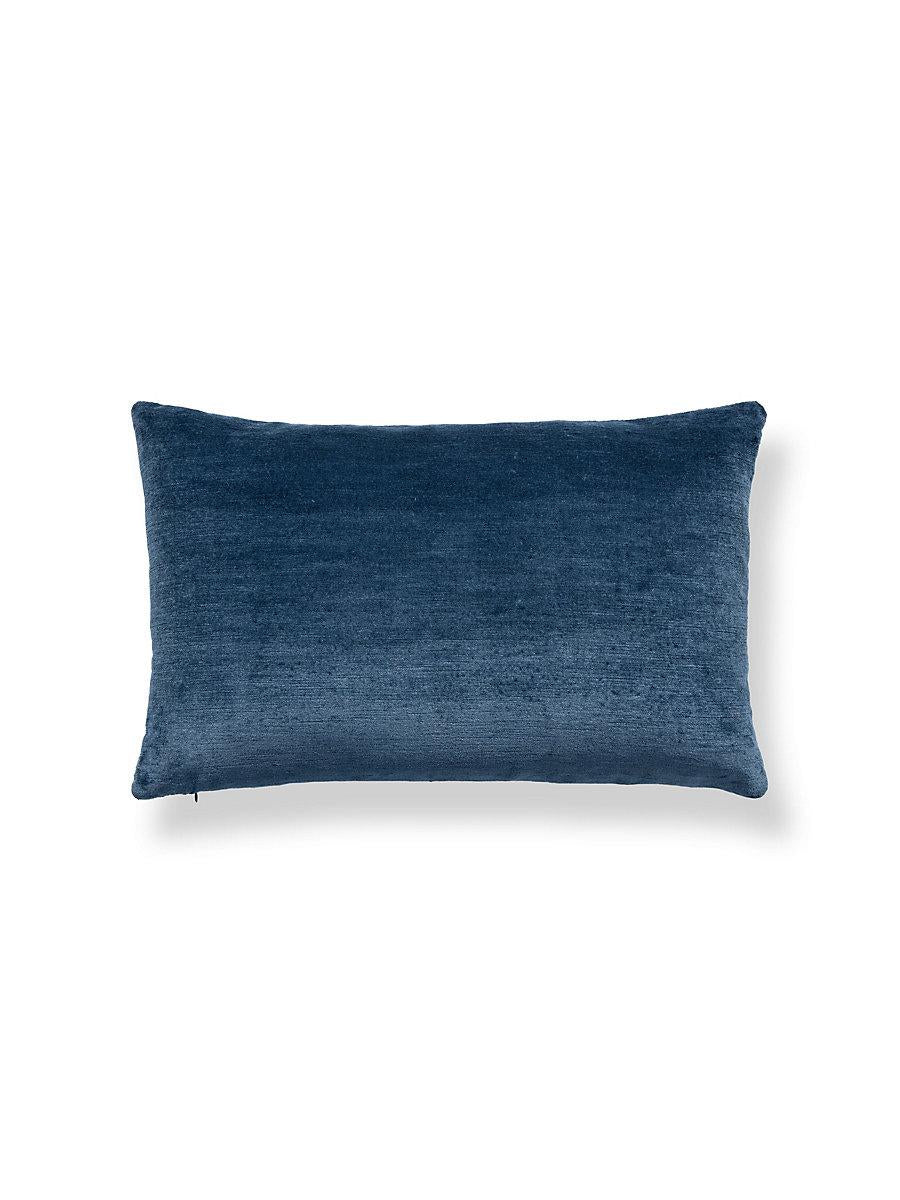 Scalamandre Marly / Como 14 X 22 - Blues / Navy Decorative Pillow