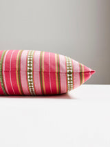 Scalamandre Nile Stripe 22 X 22 - Rose Garden Decorative Pillow