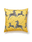 Scalamandre Zebras Petite 22 X 22 - Yellow Decorative Pillow