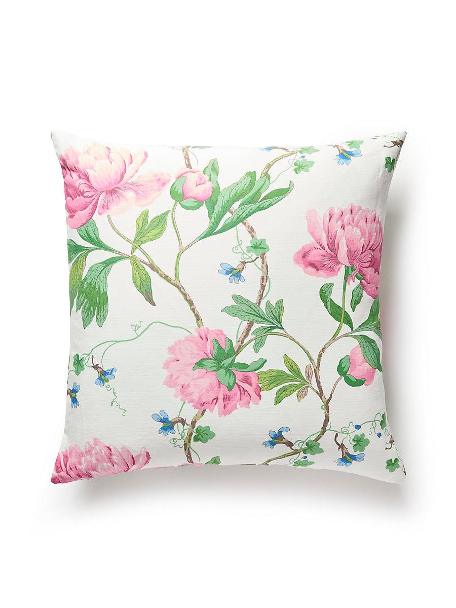 Scalamandre Isadora Print 22 X 22 - Petal Decorative Pillow