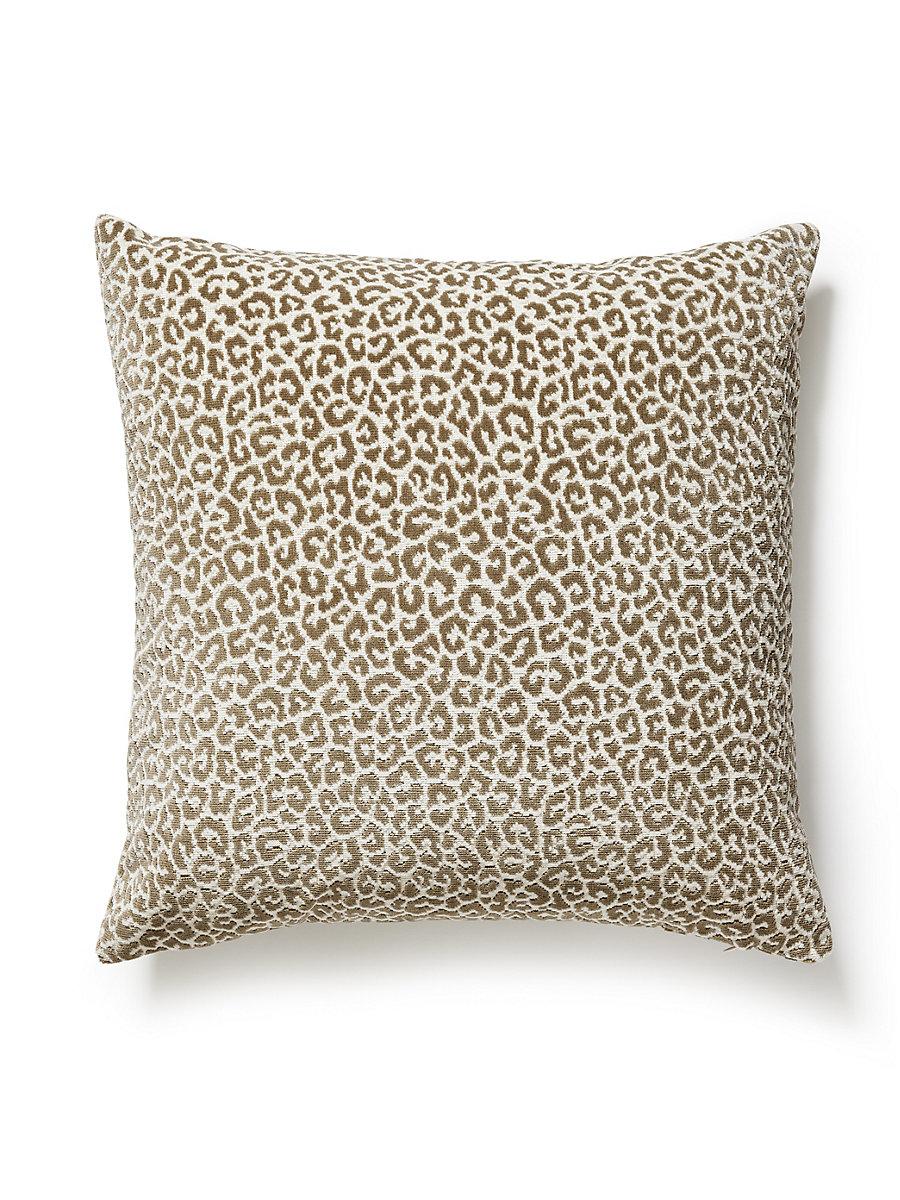 Scalamandre Panthera Velvet 22 X 22 - Sable Decorative Pillow
