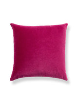 Scalamandre Tigre/Velvet 22 X 22 - Reds & Black / Fuchsia Decorative Pillow