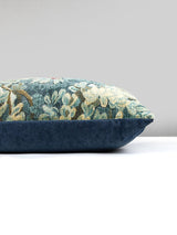 Scalamandre Marly / Como 22 X 22 - Blues / Navy Decorative Pillow