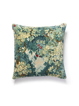 Scalamandre Marly / Como 22 X 22 - Blues / Navy Decorative Pillow
