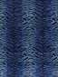 Scalamandre Tigre | Silk Blues & Black Fabric