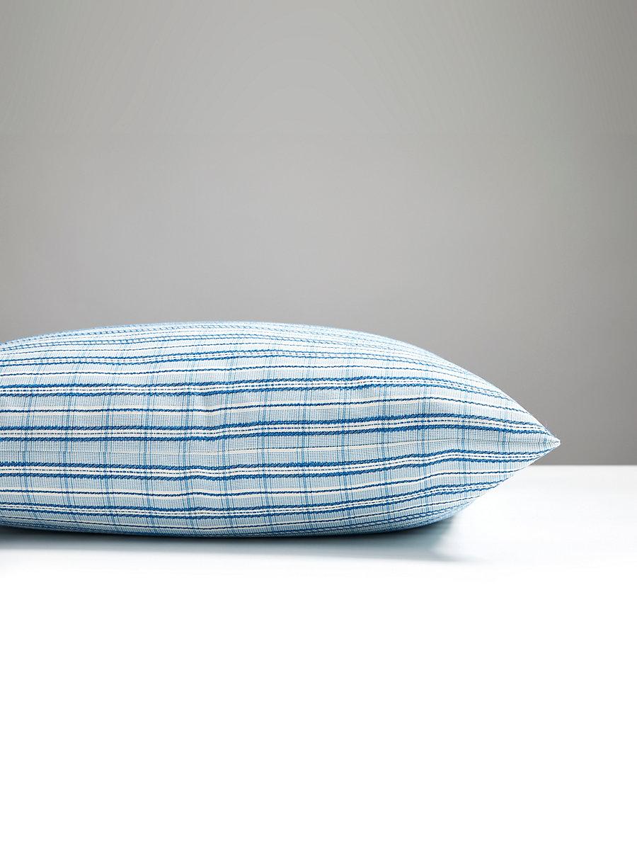 Scalamandre Check Please Outdoor 22 X 22 - Fountain Decorative Pillow