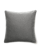 Scalamandre Dapper Flannel 22 X 22 - Smoke Decorative Pillow