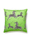 Scalamandre Zebras Petite 22 X 22 - Lime Decorative Pillow