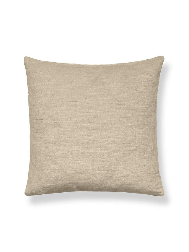 Scalamandre Persia 22 X 22 - Flax Decorative Pillow