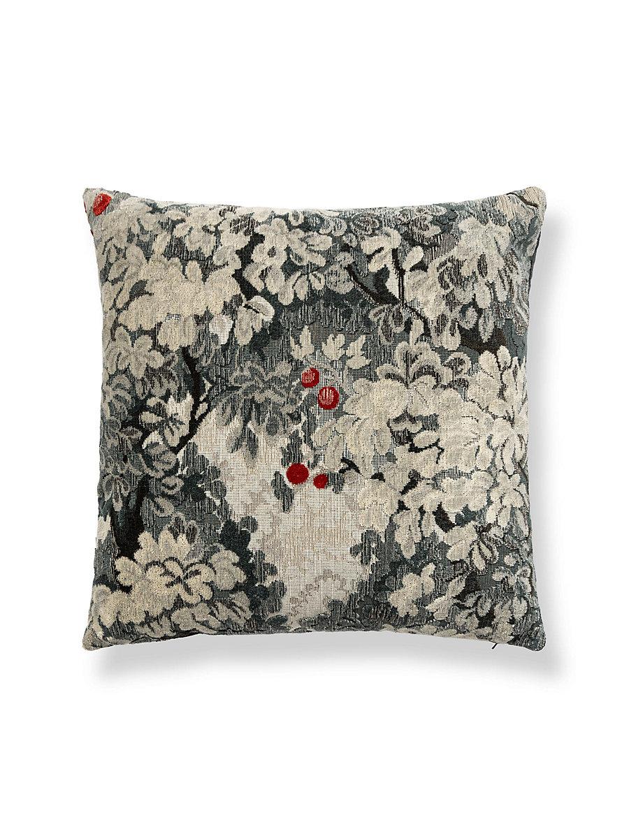 Scalamandre Marly / Como 22 X 22 - Grigio / Slate Decorative Pillow