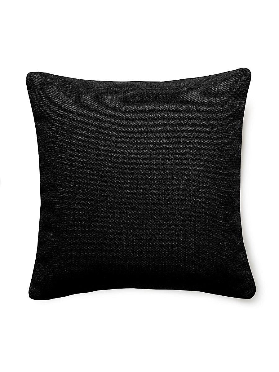 Scalamandre Boss Boucle 22 X 22 - Ebony Decorative Pillow