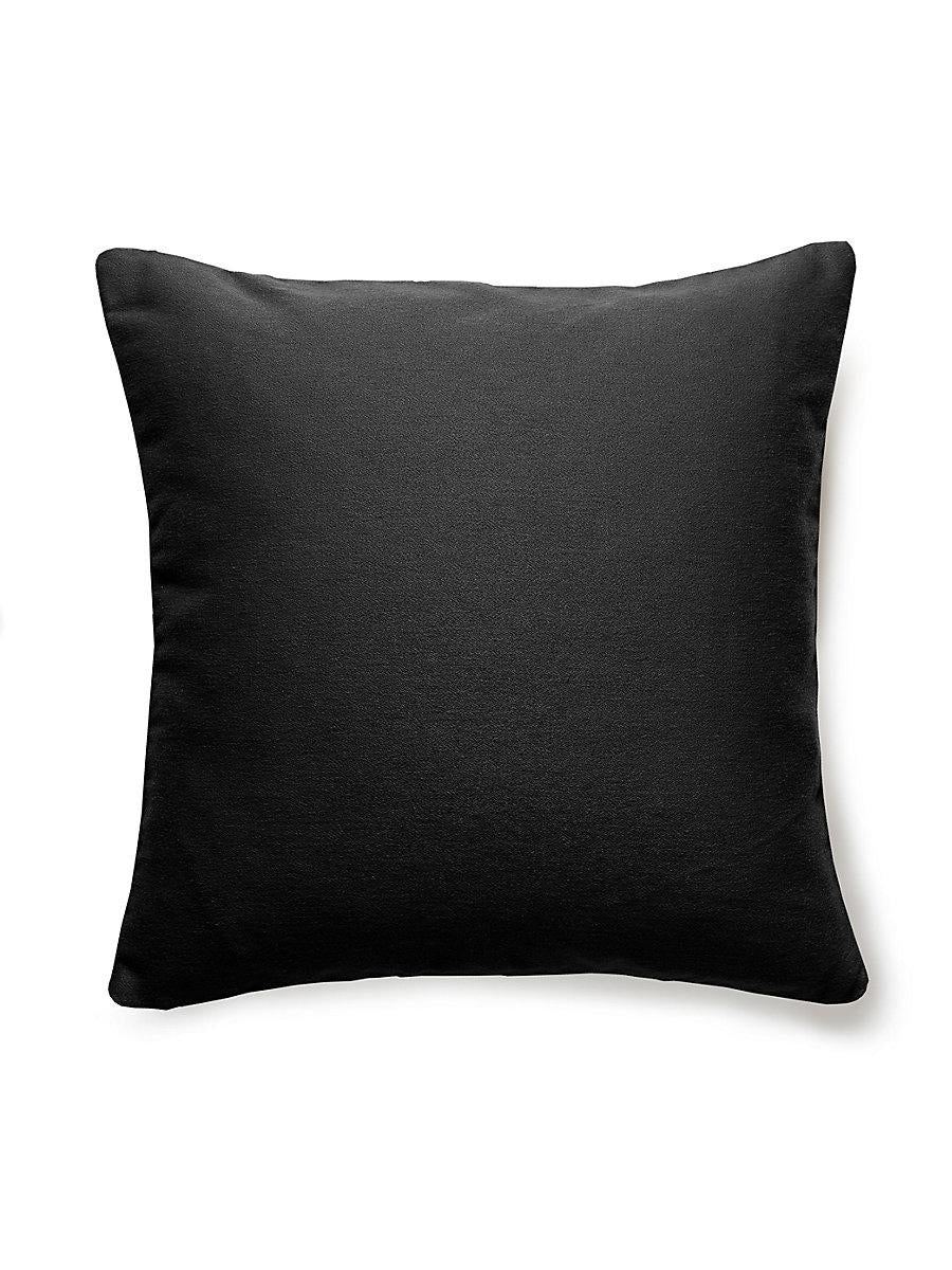 Scalamandre Dapper Flannel 22 X 22 - Peppercorn Decorative Pillow
