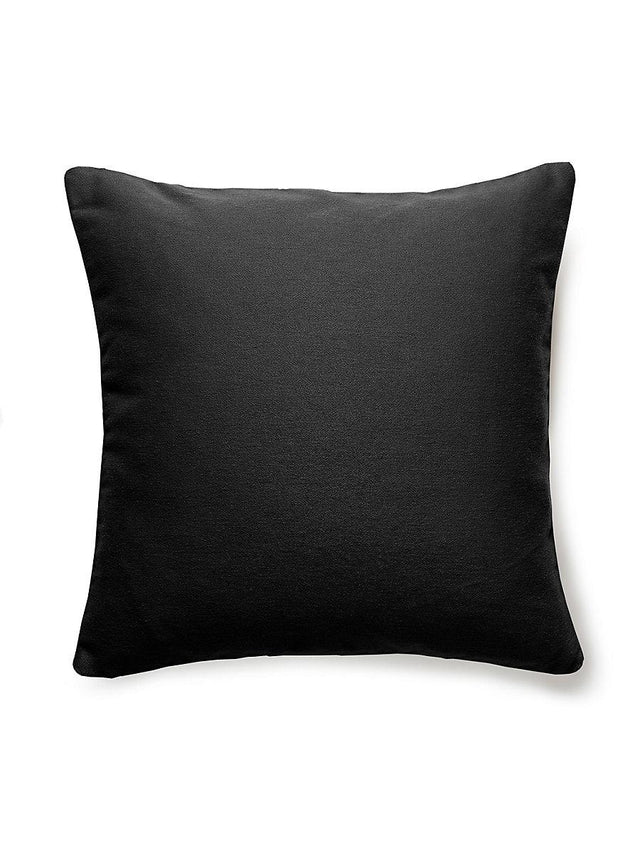 Scalamandre Dapper Flannel 22 X 22 - Peppercorn Decorative Pillow