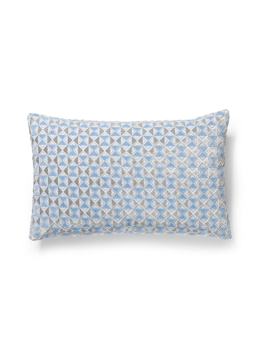 Scalamandre Parlor Velvet 14 X 22 - Bluebell Decorative Pillow