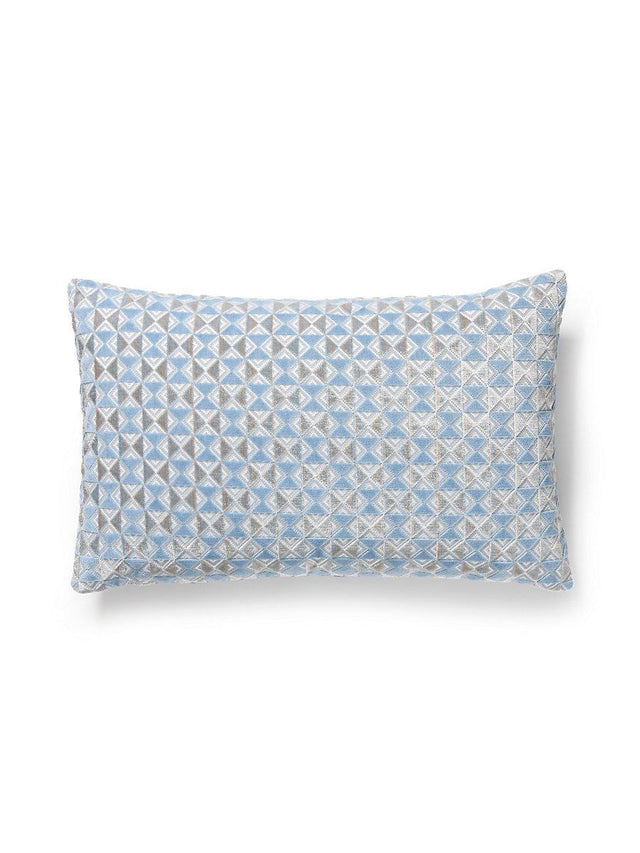 Scalamandre Parlor Velvet 14 X 22 - Bluebell Decorative Pillow