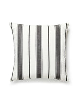 Scalamandre Sconset Outdoor 22 X 22 - Carbon Decorative Pillow