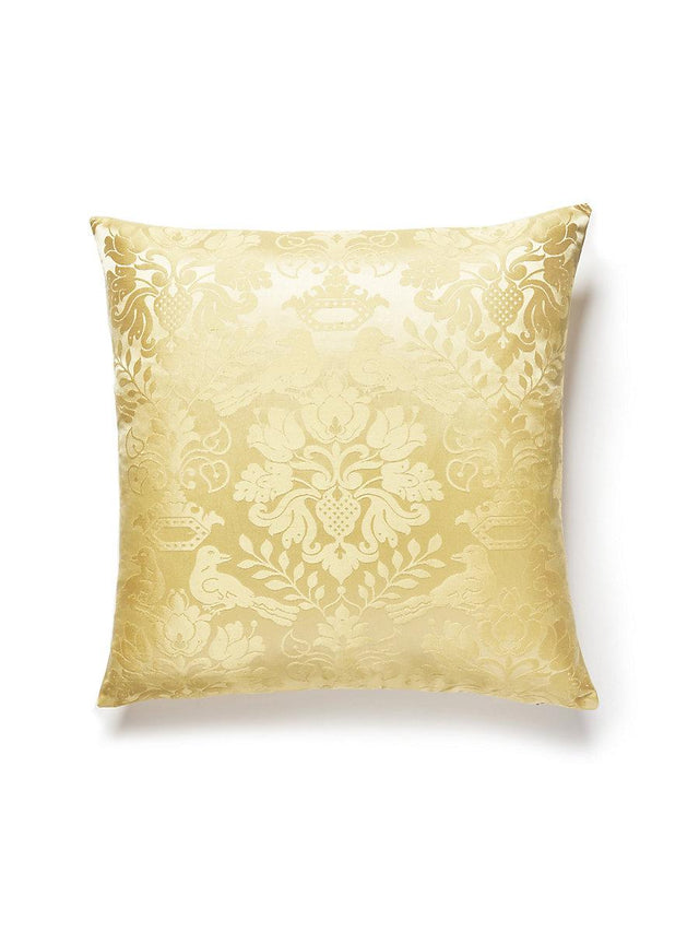 Scalamandre Love Bird 22 X 22 - Butterscotch Decorative Pillow