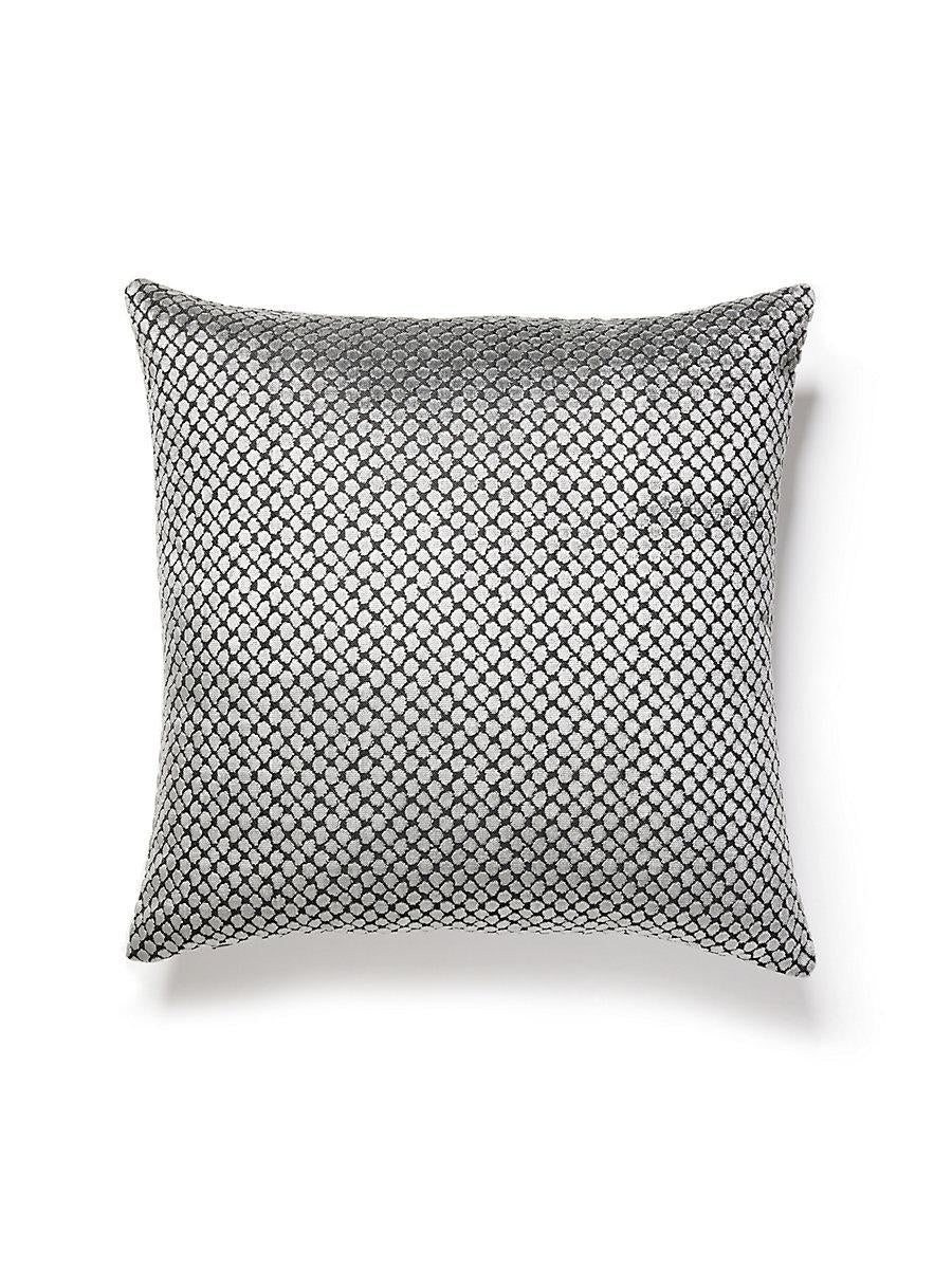 Scalamandre Etosha Velvet 22 X 22 - Graphite Decorative Pillow