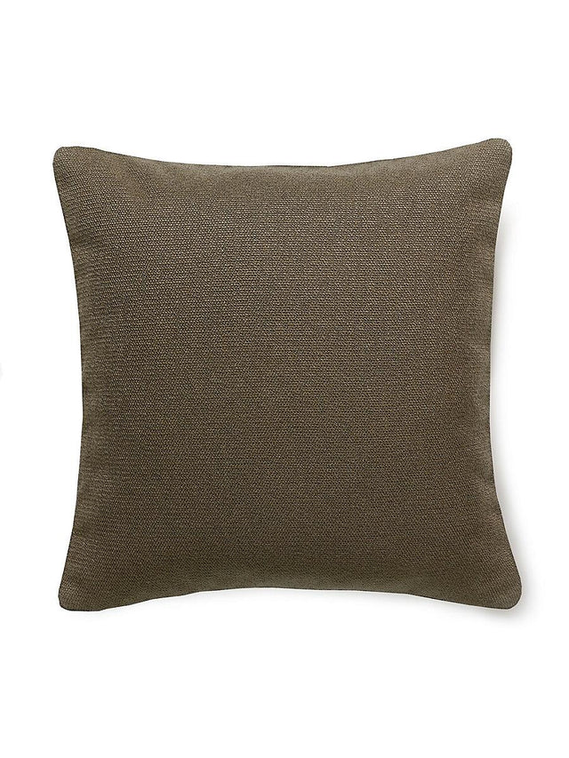 Scalamandre Boss Boucle 22 X 22 - Walnut Decorative Pillow