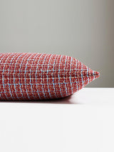 Scalamandre Highland Chenille 22 X 22 - Raspberry Fizz Decorative Pillow