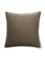 Scalamandre Dapper Flannel 22 X 22 - Chestnut Decorative Pillow