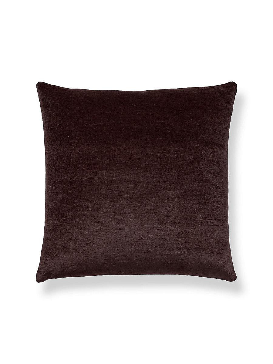 Scalamandre Persia 22 X 22 - Espresso Decorative Pillow