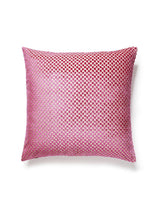 Scalamandre Etosha Velvet 22 X 22 - Framboise Decorative Pillow