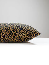 Scalamandre Panthera Velvet 22 X 22 - Ebony Decorative Pillow