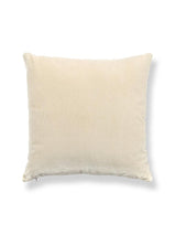 Scalamandre Tigre/Velvet 22 X 22 - Off-White & Black / Oyster Decorative Pillow