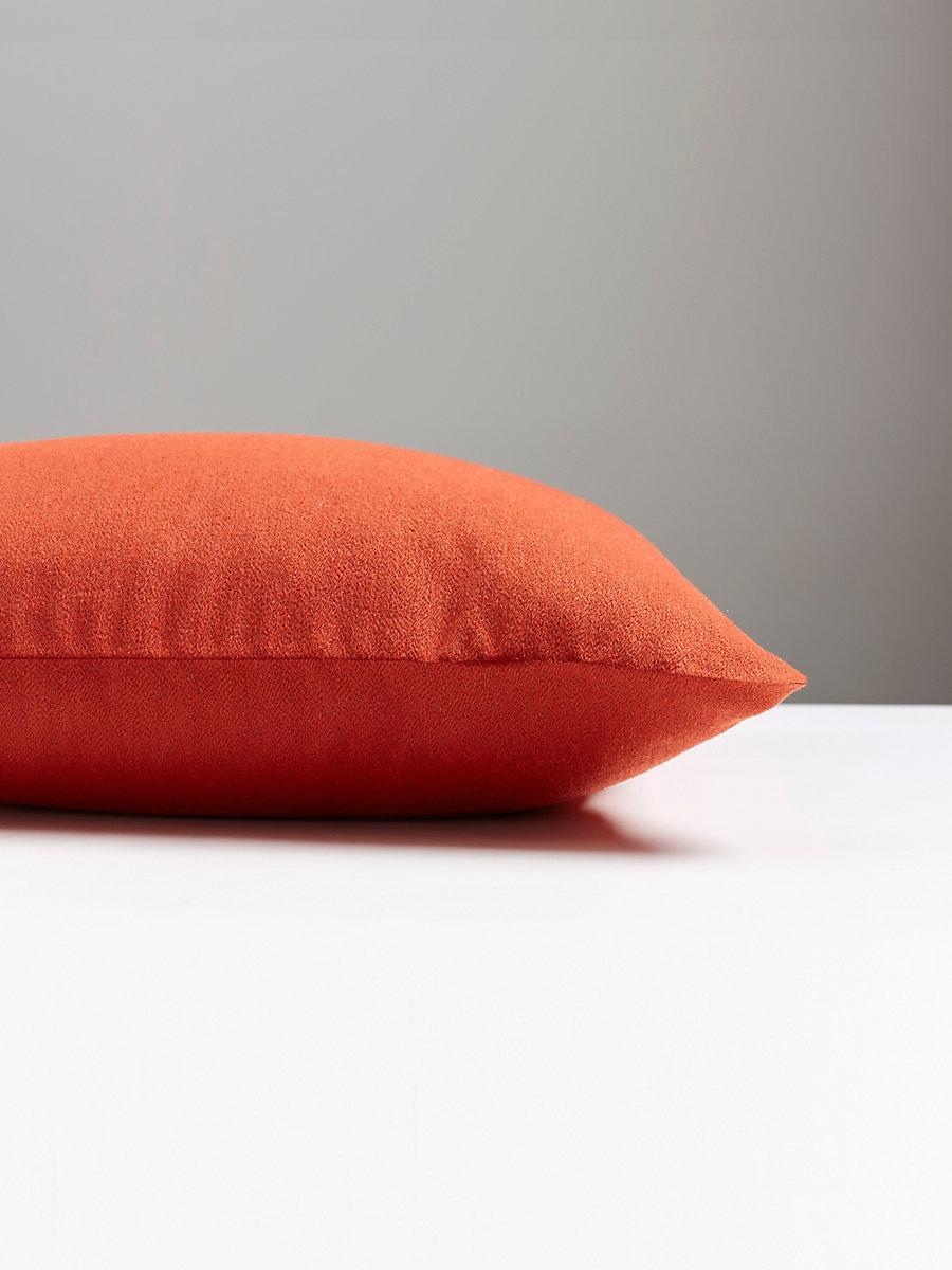 Scalamandre Dapper Flannel 22 X 22 - Salsa Decorative Pillow