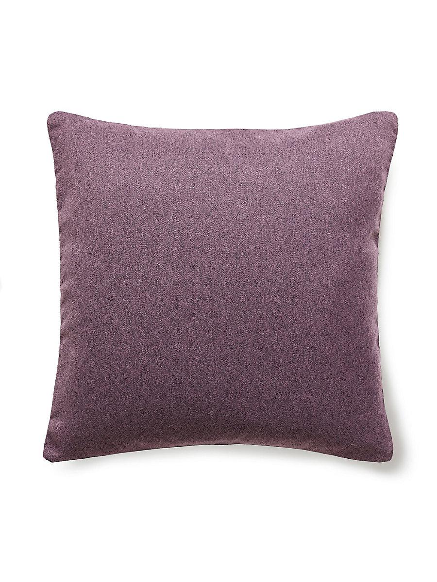 Scalamandre Dapper Flannel 22 X 22 - Orchid Decorative Pillow
