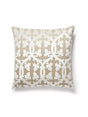 Scalamandre Falk Manor House 22 X 22 - Alabaster Decorative Pillow