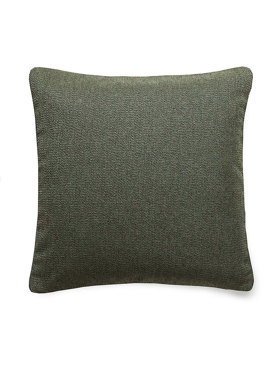 Scalamandre Boss Boucle 22 X 22 - Green Tea Decorative Pillow