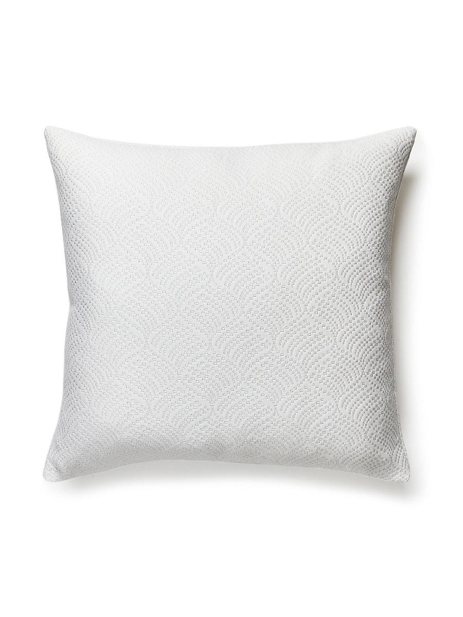 Scalamandre Playa Grande Outdoor 22 X 22 - White Decorative Pillow
