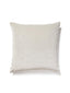Scalamandre Strie Velvet 22 X 22 - Ecru Decorative Pillow