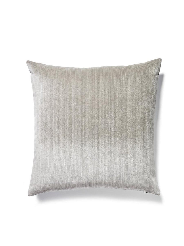 Scalamandre Strie Velvet 22 X 22 - Dove Decorative Pillow