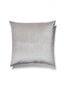 Scalamandre Strie Velvet 22 X 22 - Pewter Decorative Pillow