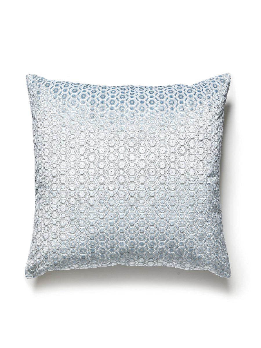 Scalamandre Manetta 22 X 22 - Powder Blue Decorative Pillow
