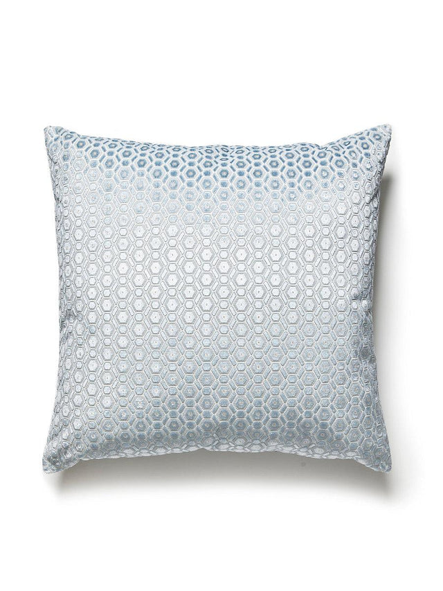 Scalamandre Manetta 22 X 22 - Powder Blue Decorative Pillow