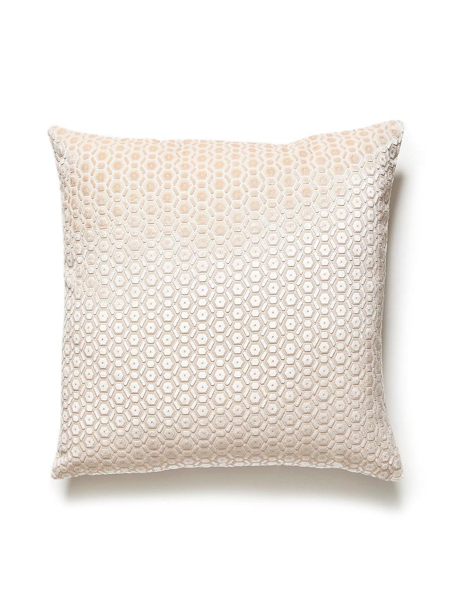 Scalamandre Manetta 22 X 22 - Shell Pink Decorative Pillow