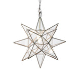 Worlds Away Lg Clear Star Chandelier