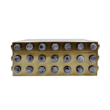Worlds Away Large Rectangle Brass Box With Resin Appliques