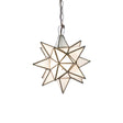 Worlds Away Lg Frosted Star Chandelier