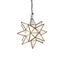 Worlds Away Lg Frosted Star Chandelier