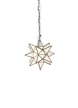 Worlds Away Lg Frosted Star Chandelier