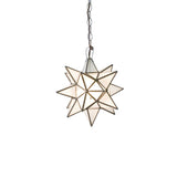 Worlds Away Sm Frosted Star Chandelier