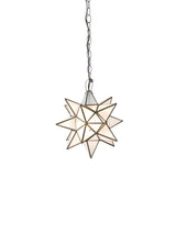Worlds Away Sm Frosted Star Chandelier