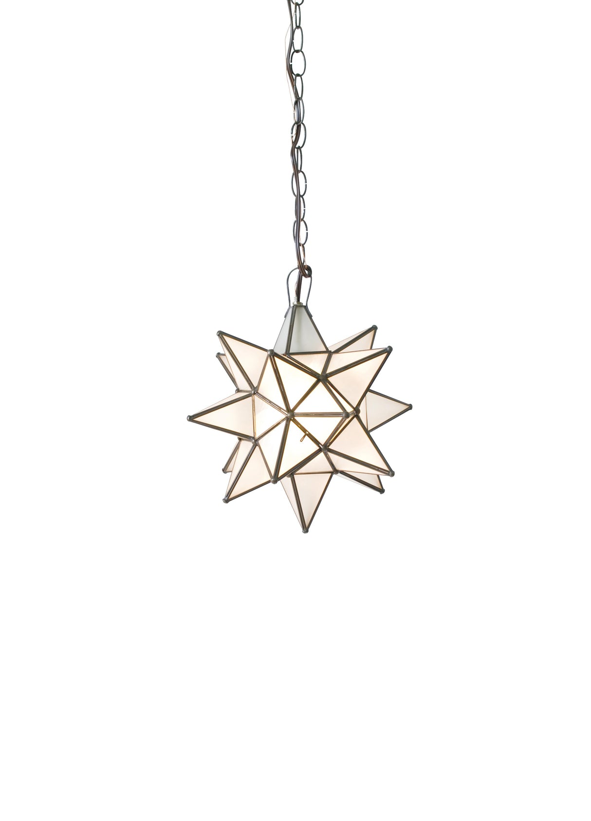 Worlds Away Xl Frosted Star Chandelier
