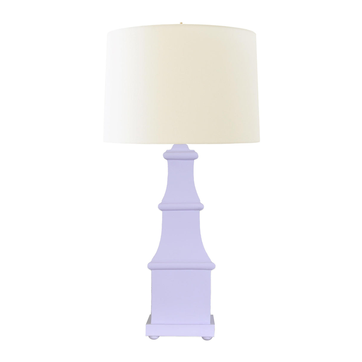 Worlds Away Handpainted Tiered Tole Table Lamp In Lavender